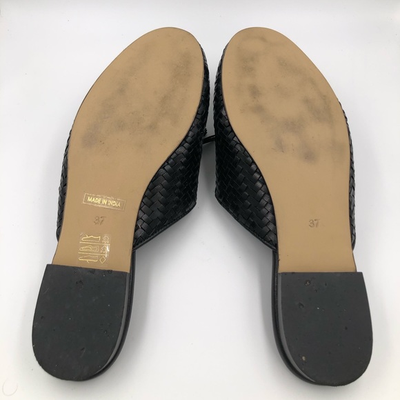 Ateliers Woven Leather Slides - Picture 5 of 5